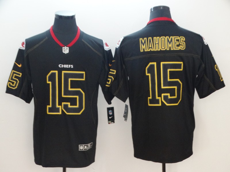 Men's Kansas City Chiefs Patrick Mahomes Black Alternate Jersey